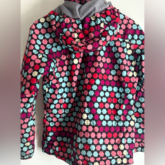 THE NORTH FACE hyvent girls size 14 waterproof fall multicoloured coat - Picture 3 of 9